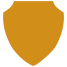 design de ícones planos de escudo do exército externo icon