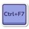 Ctrl + F7 키 icon