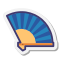 stickers style 중국 팬 icon