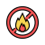 Aucun feu ouvert icon