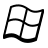 badges style windows 로고 icon