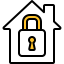 secured house icon