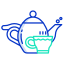 schwarzer tee icon