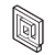 isometric line style e mail icon