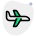 Aircraft standalone insurance coverage plan layout logotype icon