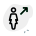 Moving in direction north east direction icon