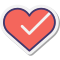 stickers style 심장 건강 icon