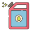 jerrycan-externe-pétrole-gaz-flaticons-lineal-color-flat-icons icon