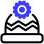cold winter winter hat icon