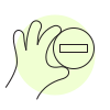 handsy style minus icon