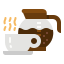 Olla llena de café icon