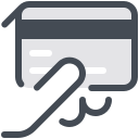 pastel color style card payment icon