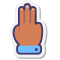 pele de três dedos tipo 2 icon
