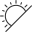 half sun icon