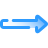 Pfeil: lang, rechts icon