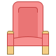 office l style theatre seat icon