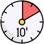 external-10-Seconds-heure-et-date-bearicons-outline-color-bearicons icon