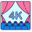 4k film icon