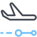 Vol avec 1 escale icon