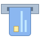 office l style legen sie die kreditkarte ein icon