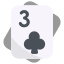 50 three of clubs icon
