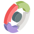 Gráfico circular icon