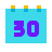 Calendrier 30 icon