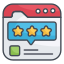 review rating icon