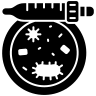 bacteria test icon