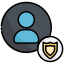 seguridad del perfil icon