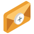 Ajouter une enveloppe ouverte icon