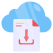 download cloud file icon
