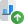 Improved sales bar chart uploaded on a company file server icon