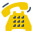 parakeet color style ringing phone icon