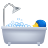 человек, принимающий ванну icon