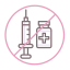 外部无疫苗疫苗和疫苗接种 Flaticons 线性颜色平面图标 icon