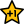 Single star rating for the below the average performance icon