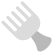 peigne démêlant icon