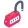 Unlock icon