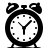 ink style 알람 시계 icon
