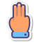 pele de três dedos tipo 1 icon
