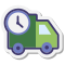 stickers style 음식 배달 icon