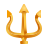 emblème-trident-emoji icon