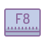 cute color style f8 key icon