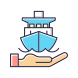 marine insurance icon