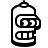 badges style futurama bender icon