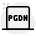 page down key icon