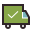 retro style versendet icon