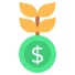 dollar plant icon