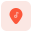 Location of a music bar on the map icon